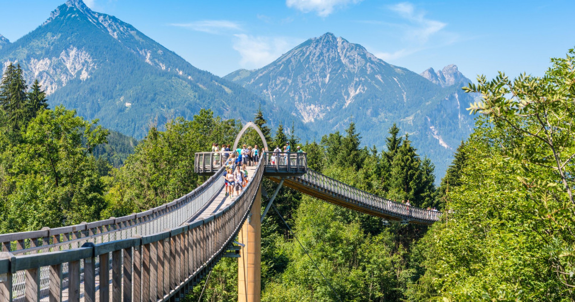 Baumkronenweg Füssen Bayern Allgäu