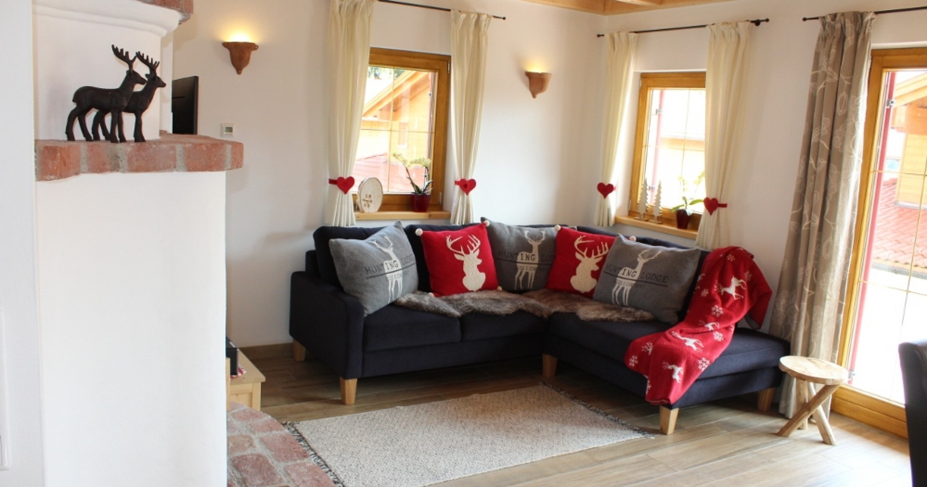 Ferienhaus Stella Alpina Bayern Wohnzi 2