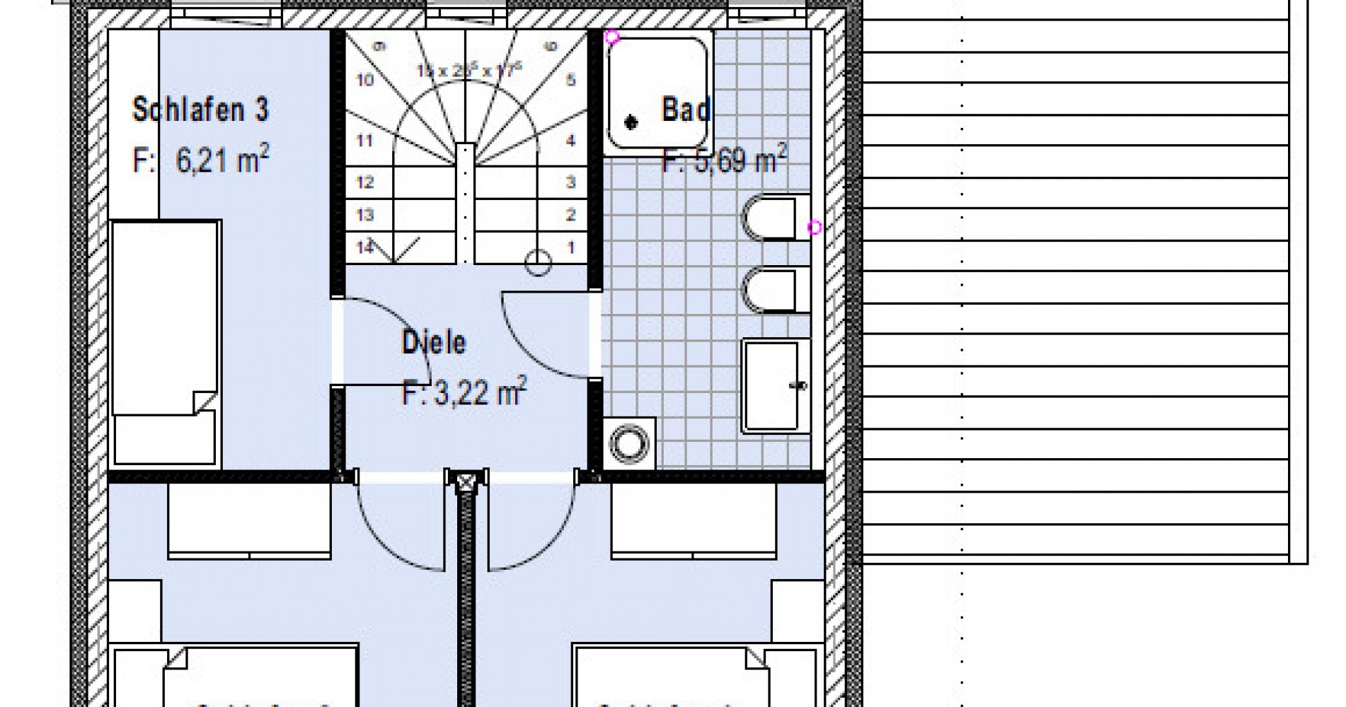 Grundriss OG Stella Alpina
